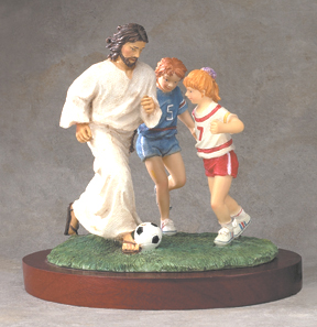 Jesus as soccer player
